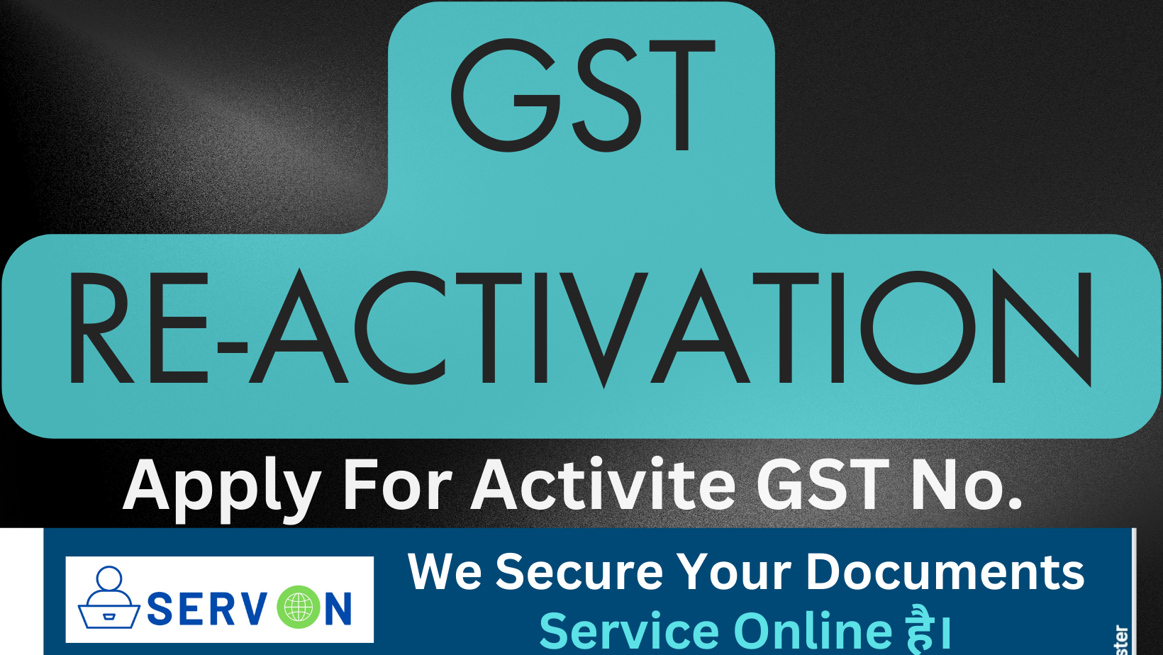 ACTIVATE GST - Welcome To Service Online...